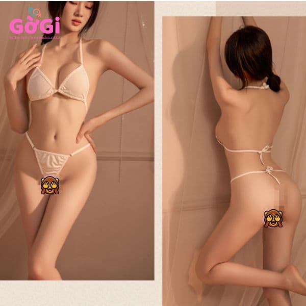 Bộ đồ lót nữ buộc dây sexy quyến rũ ( trắng, đen)