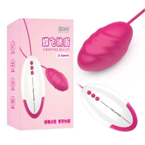 Trứng rung có ren mini rung 12 tầng số