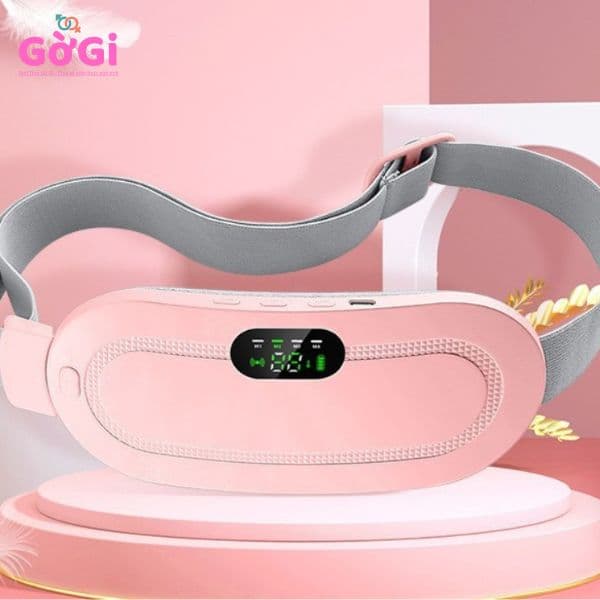 Đai sưởi ấm, đai làm ấm giảm đau bụng kinh màu hồng