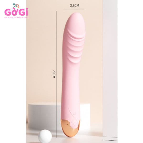 Máy rung dành cho phụ nữ với độ rung mạnh mẽ, xoay 360 độ, tác động vào cơ thể, massage