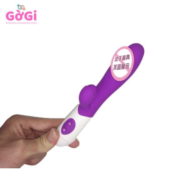 Máy rung thủ dâm nữ Massage AV Stick Đồ chơi tình dục màu tím rung mạnh